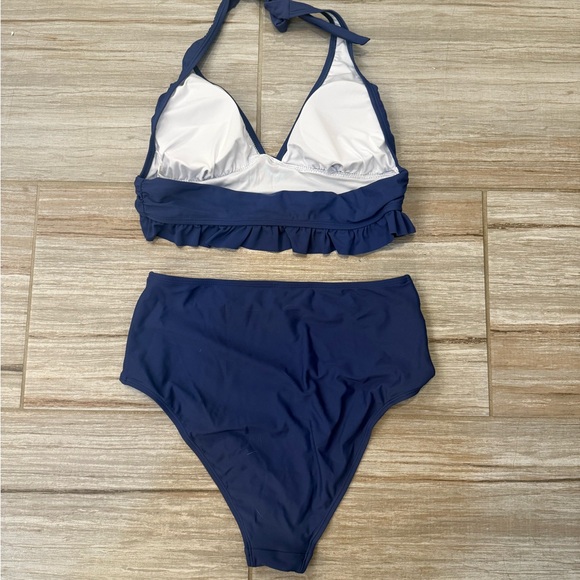 Cupshe Blue Ruffled Bikini Set - Picture 5 of 5